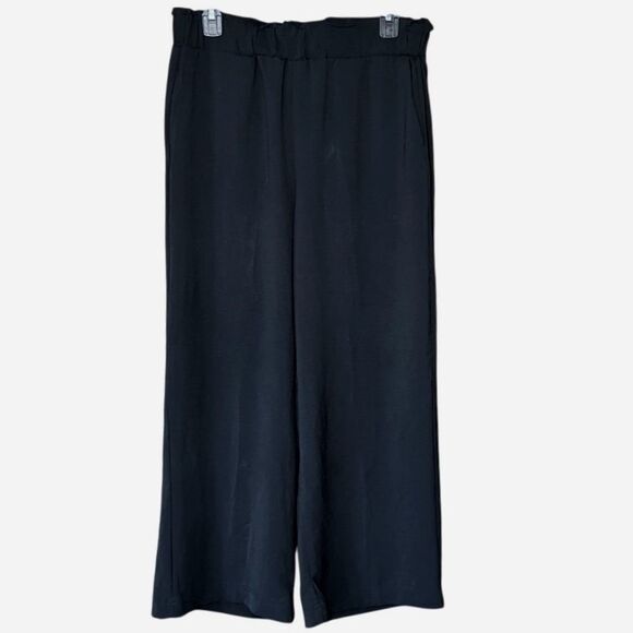 Rachel Zoe Wide Leg Elastic Waist Pants in Dark Black Women’s S - Picture 2 of 8